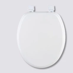Abattant WC Bois Laqué, Blanc Colorama