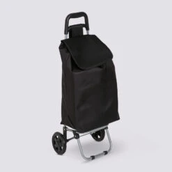 Chariot De Courses 2 Roues, Noir