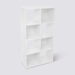 Étagère 8 Cases, Blanc Mix N' Modul