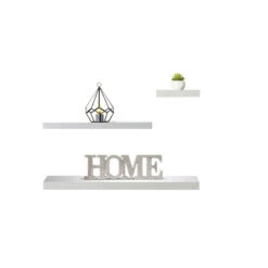 Étagère Murale 80cm - Blanc Fixy -5five Soldes Boutique 01W000414B