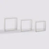 3 Grandes étagères Murales Cube, Blanc Fixy -5five Soldes Boutique 01W000432A