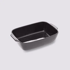 Plat Rectangulaire 32x20cm, Gris Céramique