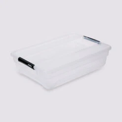 Boîte En Plastique Transparente 30L Solutions+