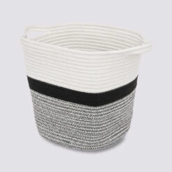 Panier Coton 31x31cm, Tricolore Mix N' Modul