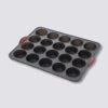 Moule 20 Muffins Silicone- Noir,rouge Silitop -5five Soldes Boutique 01W001491A