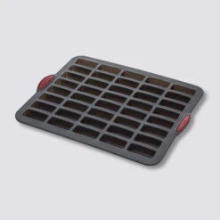 Moule 40 Financiers Silicone- Noir,rouge Silitop