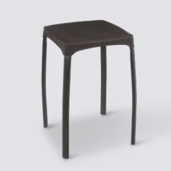 Tabouret Plastique, Gris Anthracite Modern Color