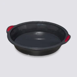 Moule à Manqué Silicone 24cm- Noir,rouge Silitop