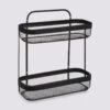 Petite étagère 2 Niveaux Métal, Noir Mayaj -5five Soldes Boutique 01W002236A