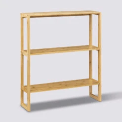 Étagère 2 Niveaux 20cm, Bambou Lab'n Modul