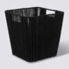 Panier Tissu 31x31cm, Noir Manille -5five Soldes Boutique 01W002938A