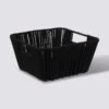 Panier Tissu 31x15cm, Noir Manille -5five Soldes Boutique 01W002939A