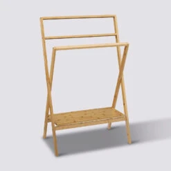 Porte-serviettes 1 étagère, Bambou Lab'n Modul