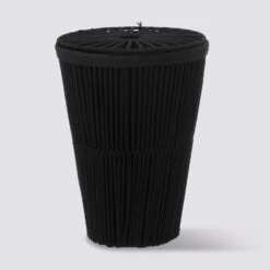 Panier à Linge 42L, Noir Manille