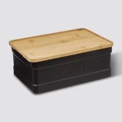 Boîte à Sucre Morceaux, Céramique Noir Naturéo