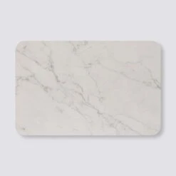 Tapis Diatomite 39x60cm, Blanc Léa